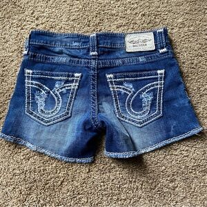 Big Star rhinestone jean shorts